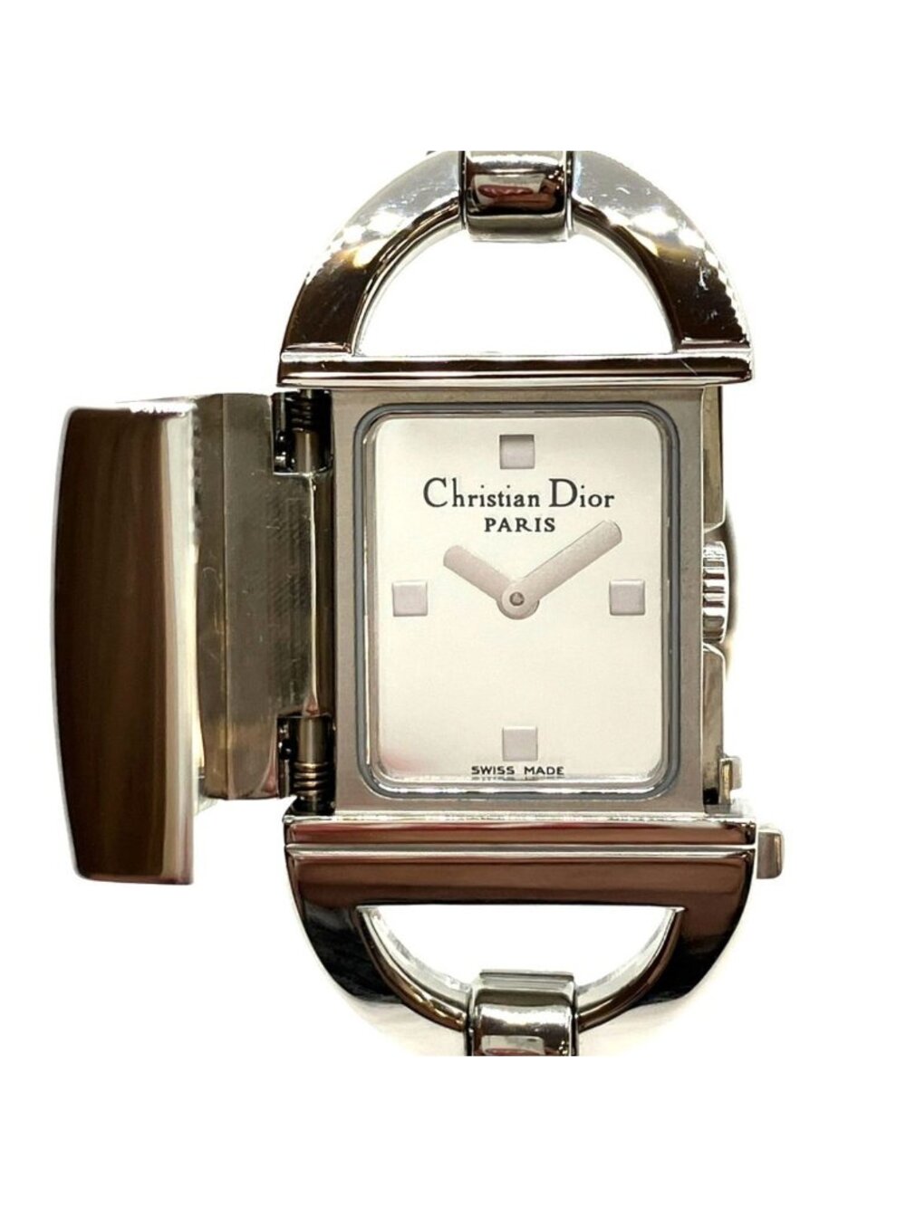 Dior Pandiora Watch SS Quartz Silver Dial
